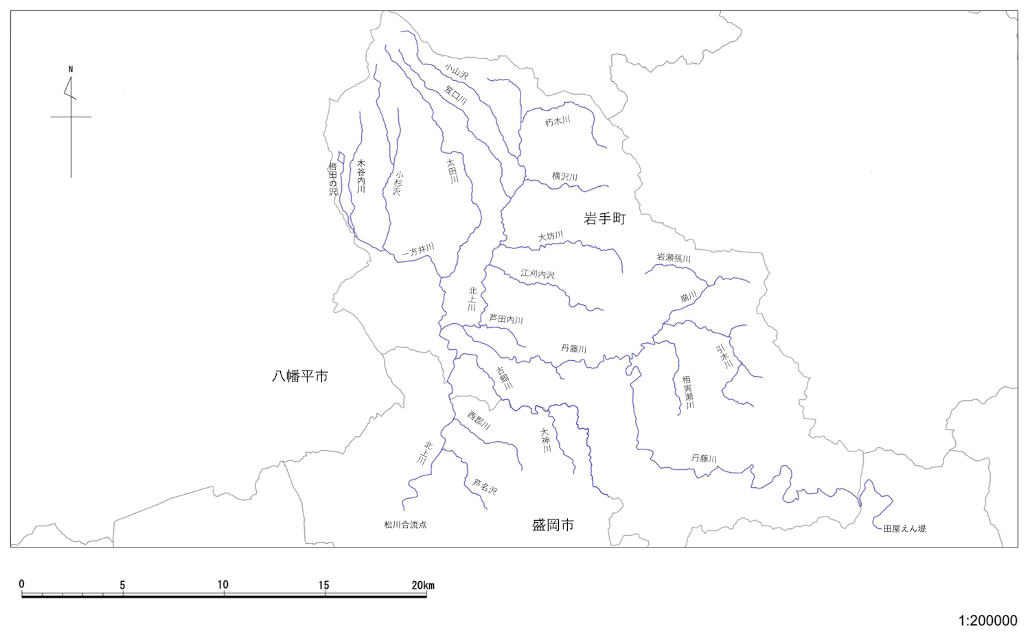 北上川上流部