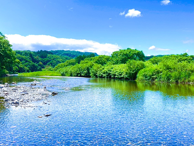 岩手県の綺麗な河川